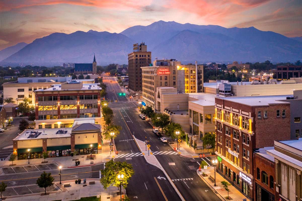photo of historic downtown Ogden, UT