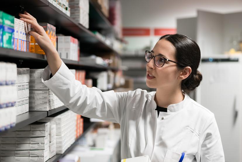female pharmacist