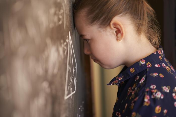 Girl chalkboard
