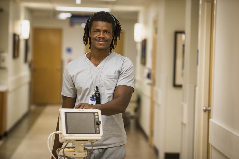 A provider with a machine