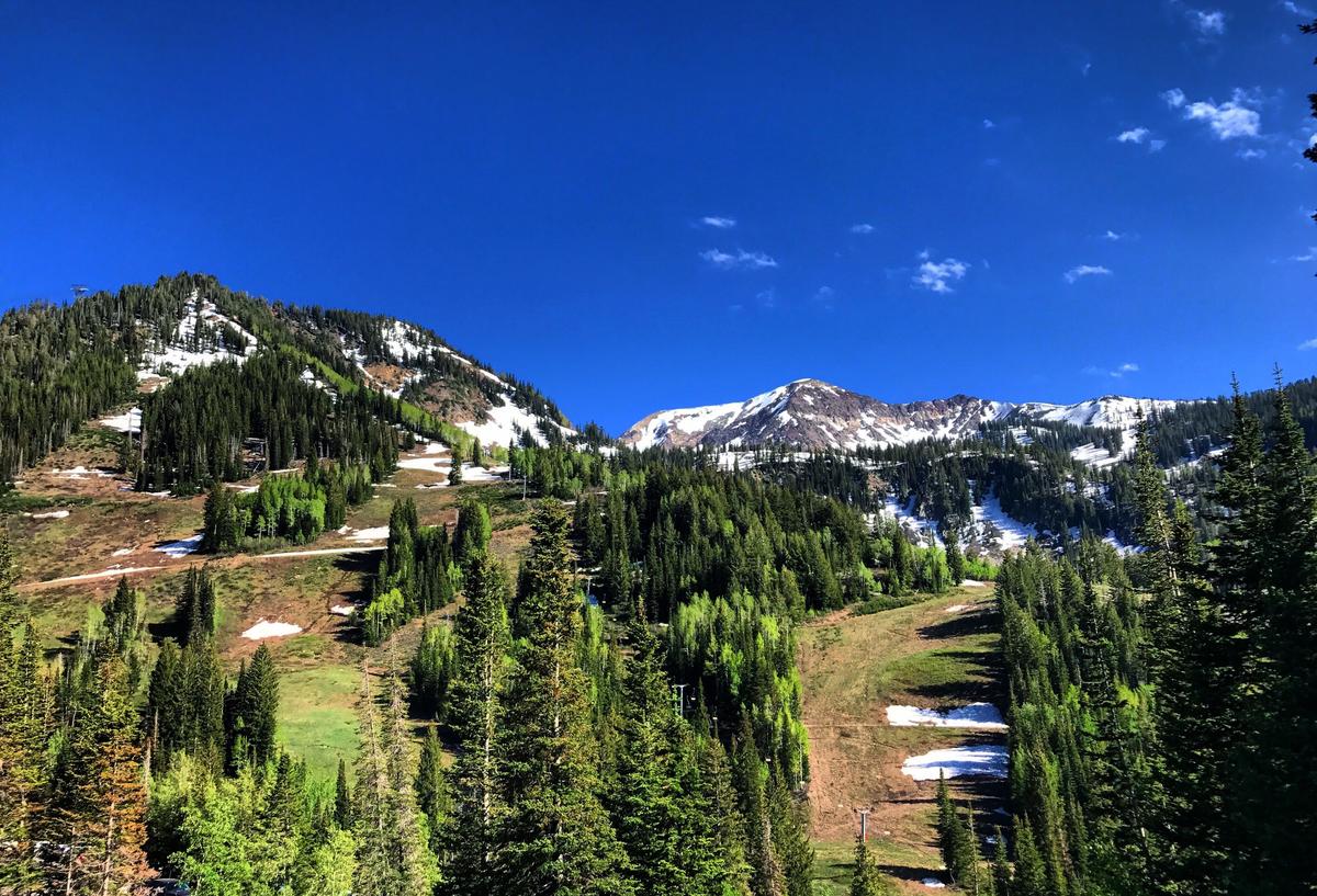 Wasatch Mountains recreational area near Salt Lake City, ut