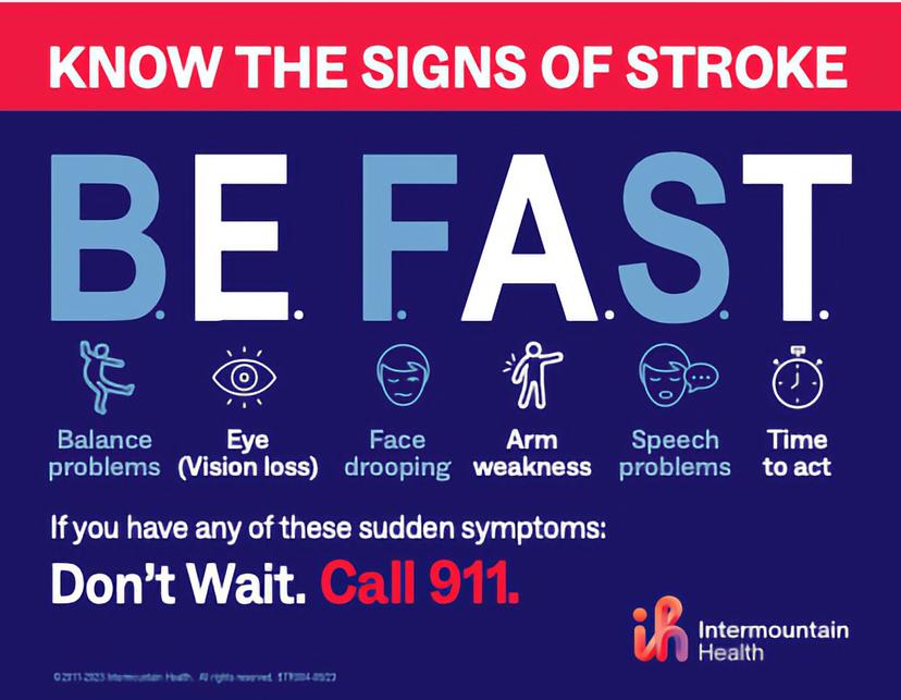 Stroke B.E. F.A.S.T.