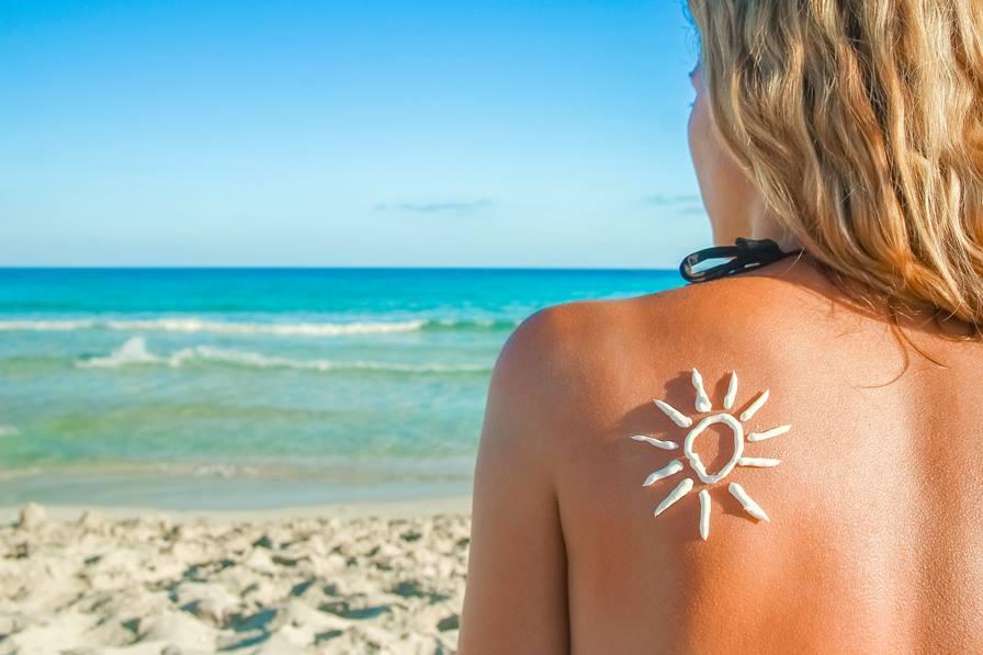 Woman in the sun