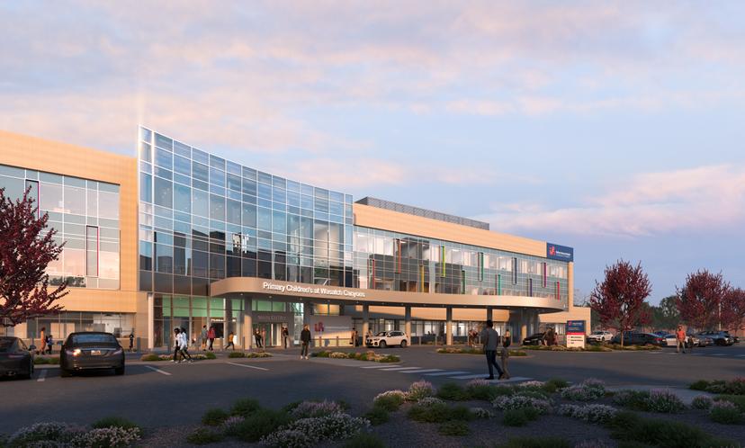 Rendering of new Wasatch Canyons Behavioral Health Center